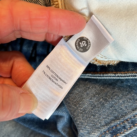 NWT AG HALE Piper High Waist Skinny Cut Hem Embroidered Jean Size 27 - Picture 7 of 13